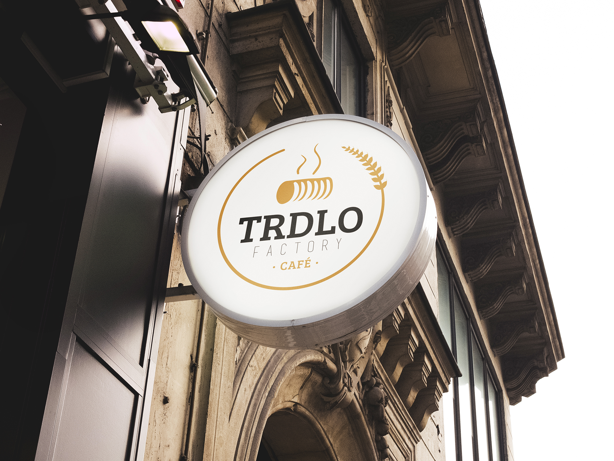 the Trdlo Factory sign